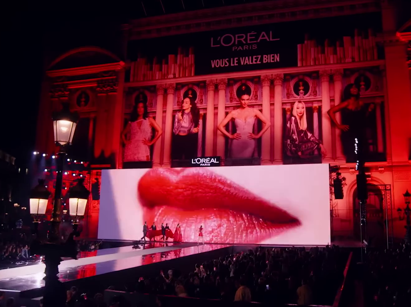 L'Oréal fashion show in Paris